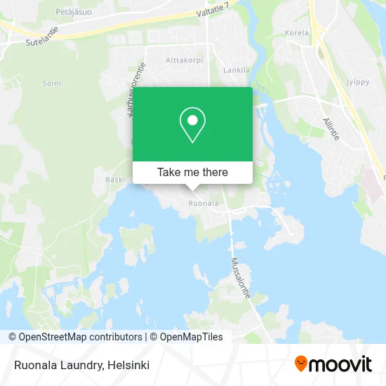 Ruonala Laundry map