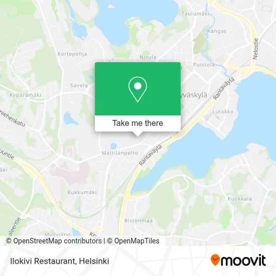 Ilokivi Restaurant map