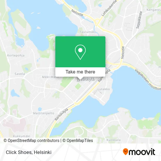 Click Shoes map