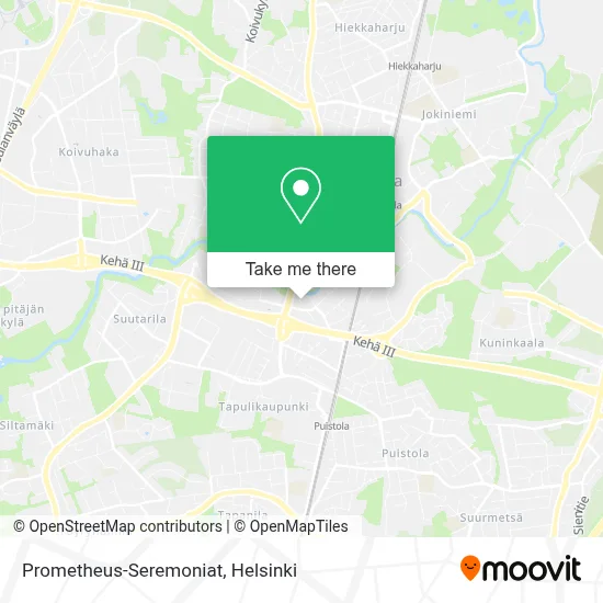 Prometheus-Seremoniat map