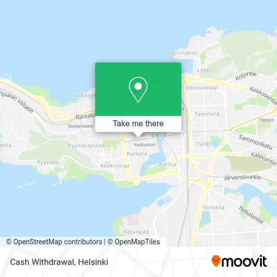Cash Withdrawal map