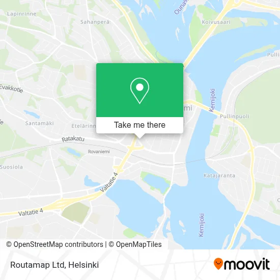 Routamap Ltd map