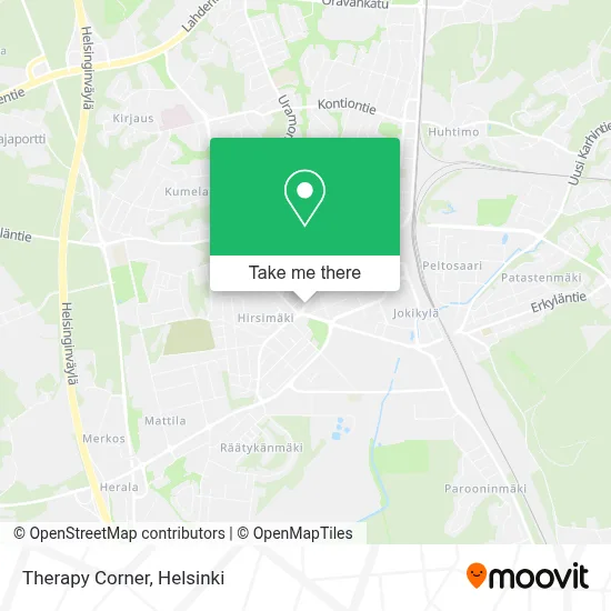 Therapy Corner map