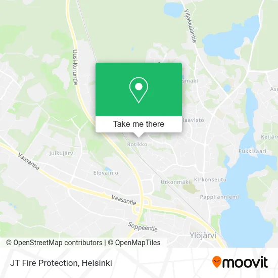 JT Fire Protection map