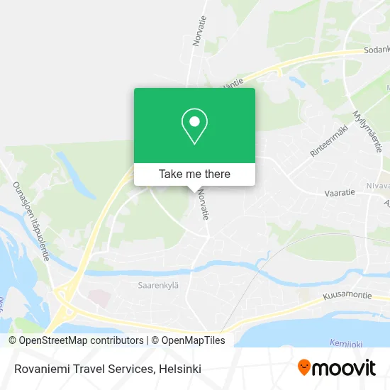 Rovaniemi Travel Services map