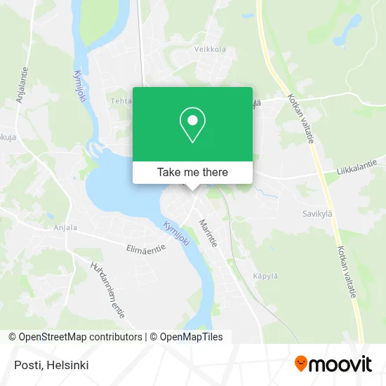 Posti map