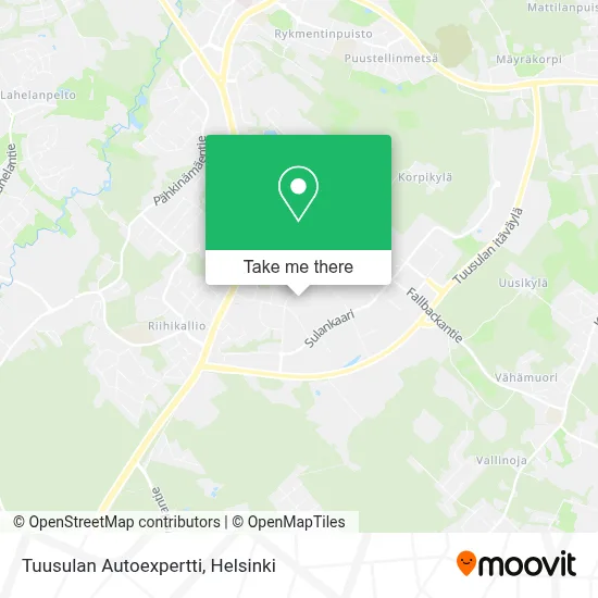 Tuusulan Autoexpertti map