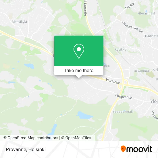 Provanne map