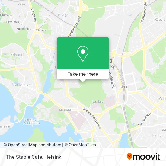 The Stable Cafe map
