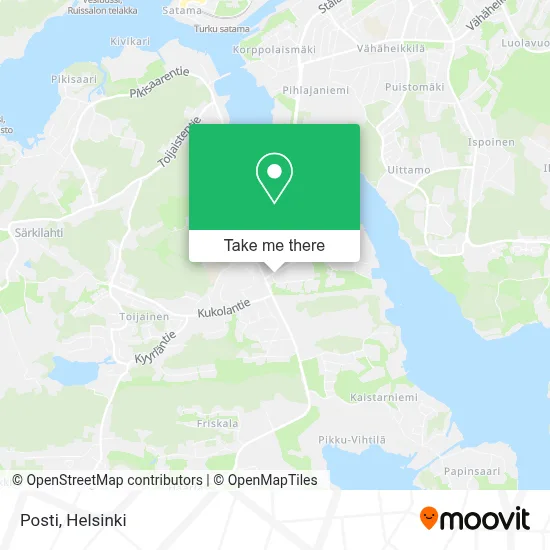 Posti map