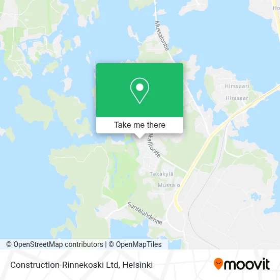 Construction-Rinnekoski Ltd map