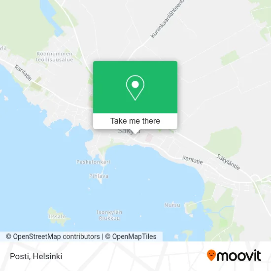 Posti map