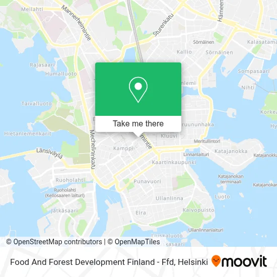 Food And Forest Development Finland - Ffd map