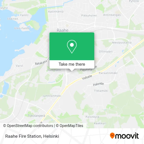 Raahe Fire Station map