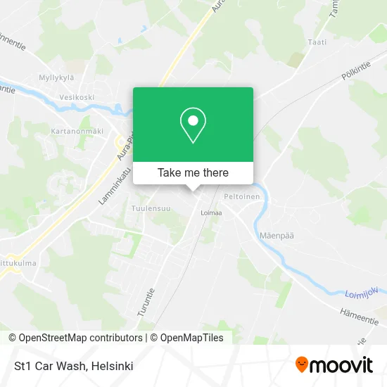 St1 Car Wash map