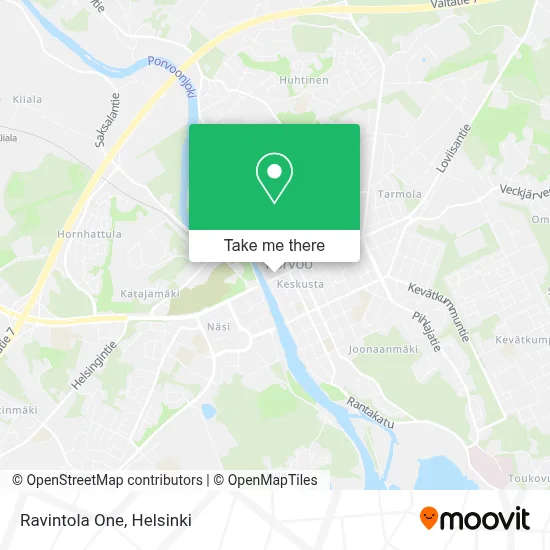 Ravintola One map