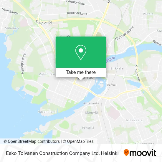 Esko Toivanen Construction Company Ltd map