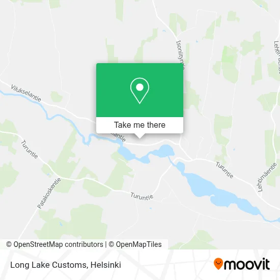 Long Lake Customs map