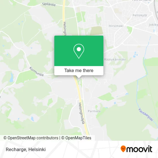 Recharge map