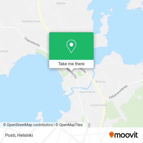 Posti map