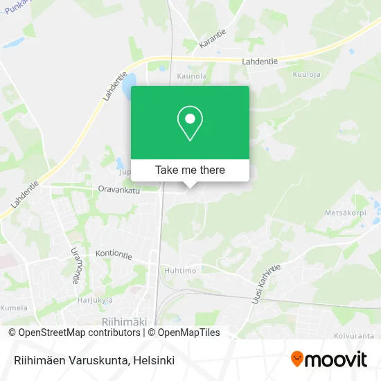 Riihimäen Varuskunta map