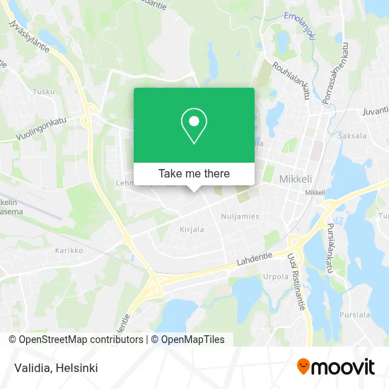 Validia map