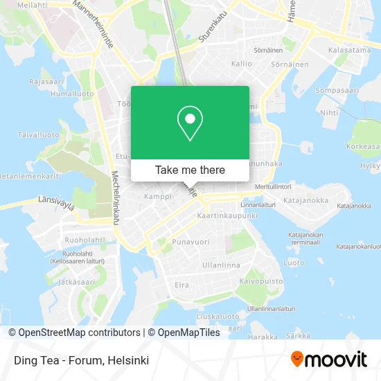 Ding Tea - Forum map