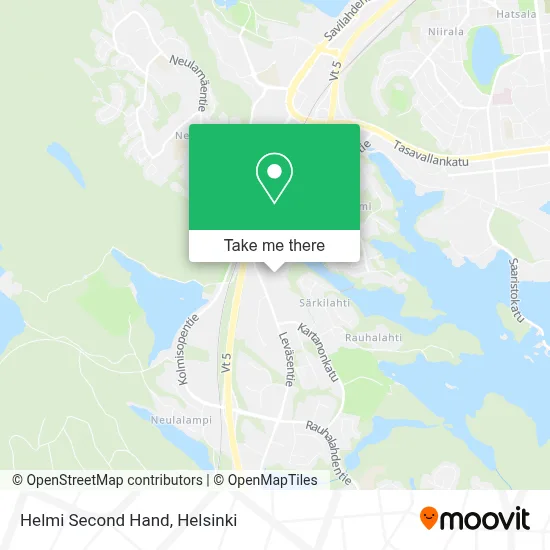 Helmi Second Hand map