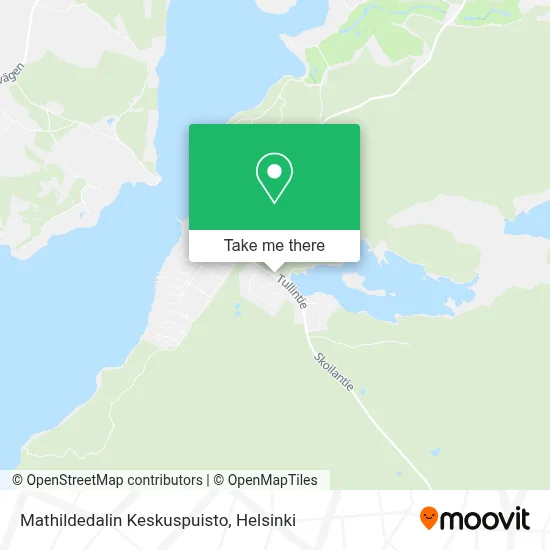 Mathildedalin Keskuspuisto map