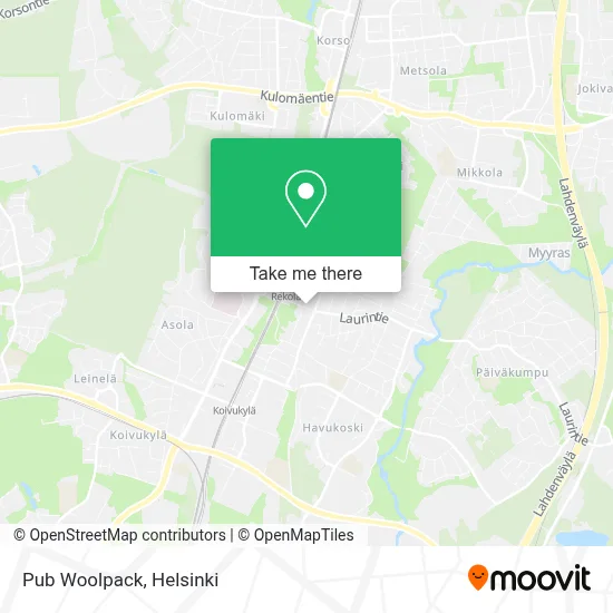 Pub Woolpack map