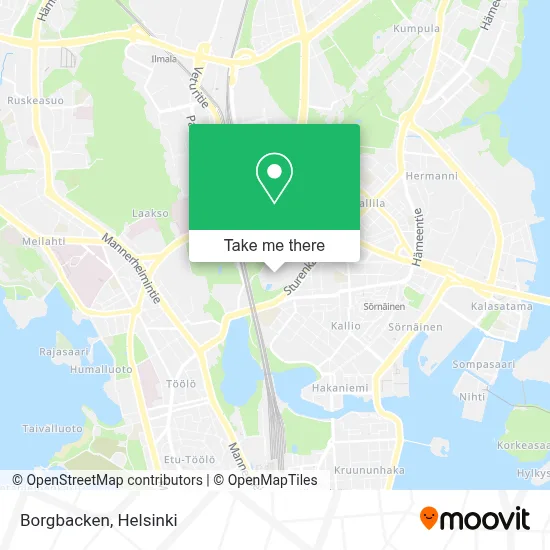 Borgbacken map