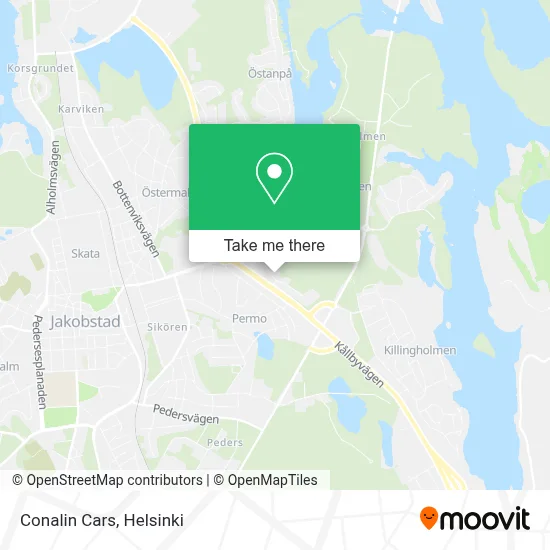 Conalin Cars map