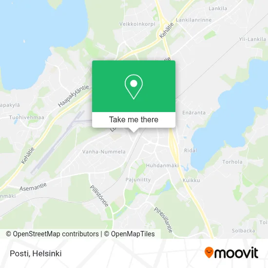 Posti map