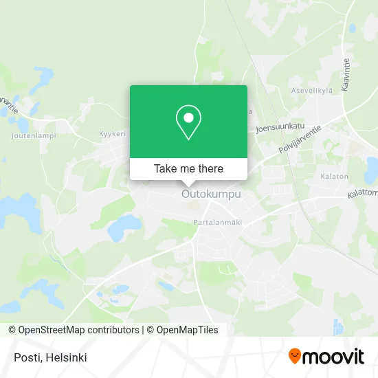 Posti map