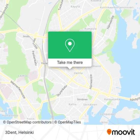 3Dent map