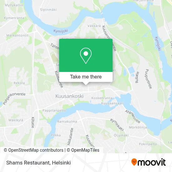 Shams Restaurant map