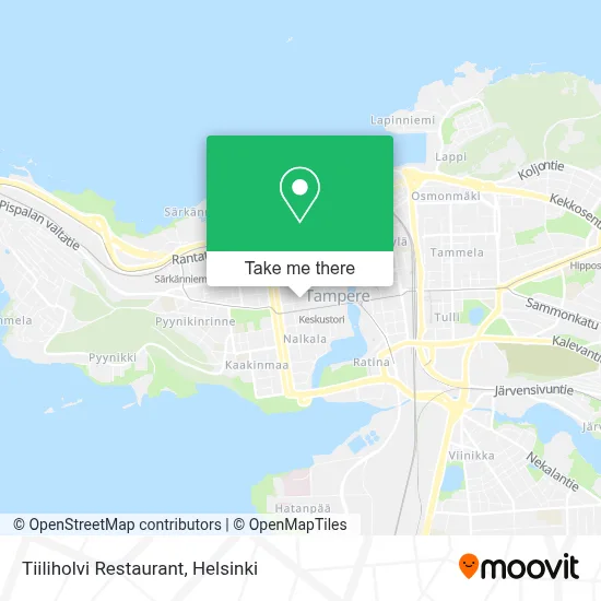 Tiiliholvi Restaurant map