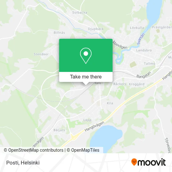 Posti map