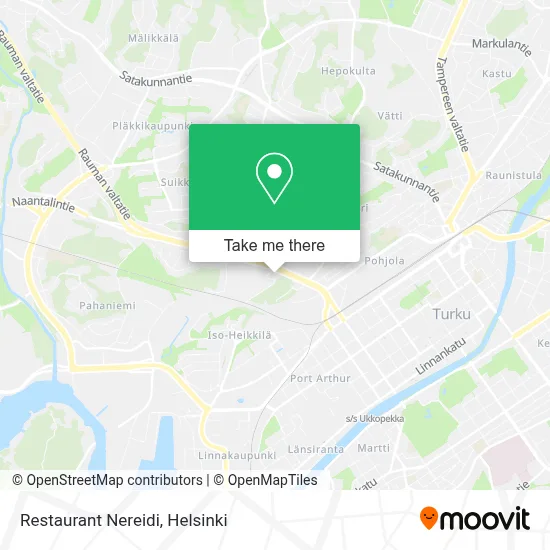 Restaurant Nereidi map