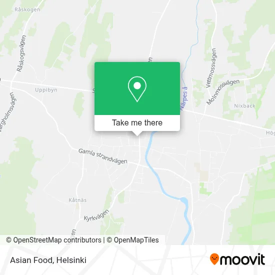 Asian Food map