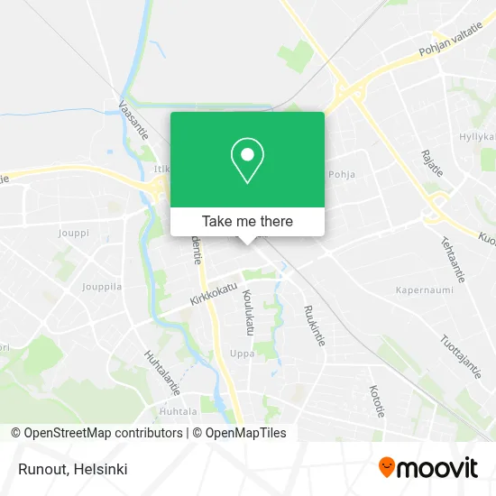 Runout map