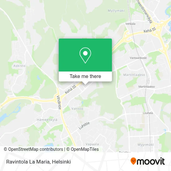 Ravintola La Maria map