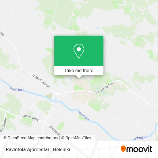 Ravintola Ajomestari map