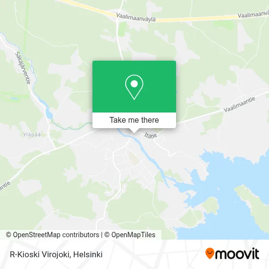 R-Kioski Virojoki map