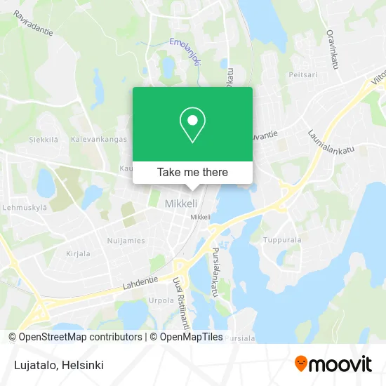 Lujatalo map