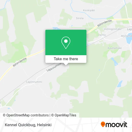 Kennel Quickbug map