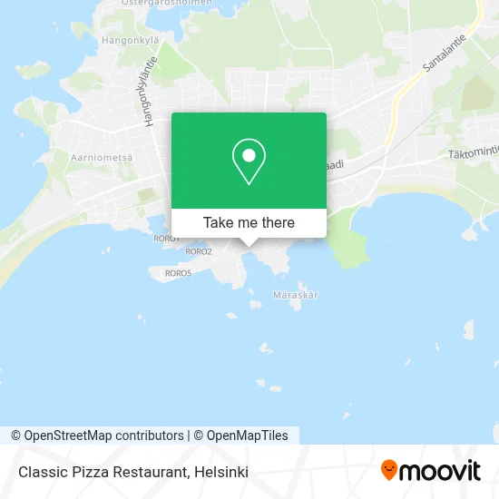 Classic Pizza Restaurant map