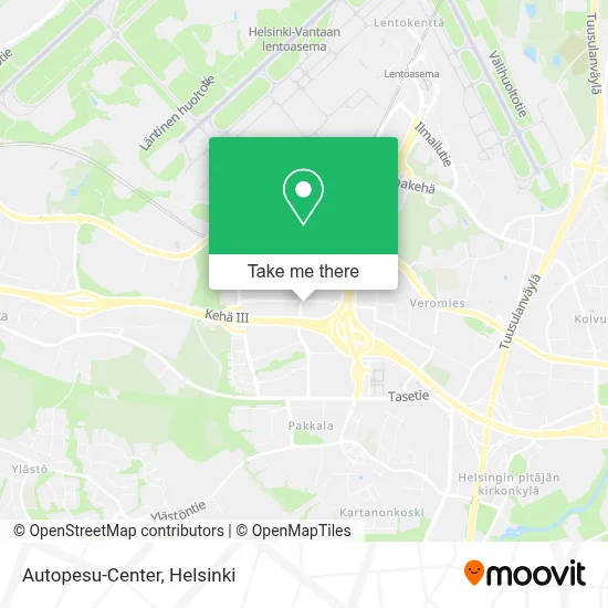 Autopesu-Center map