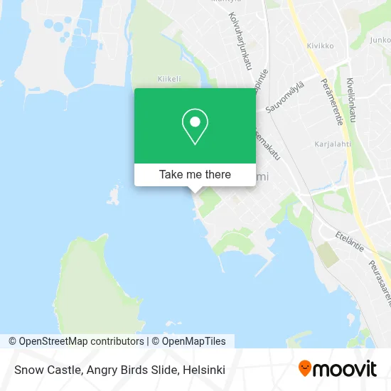 Snow Castle, Angry Birds Slide map