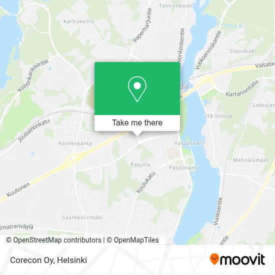 Corecon Oy map